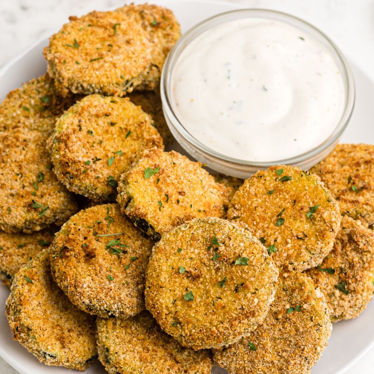 Air Fryer Zucchini Chips 3 Air Fryer Zucchini Chips