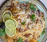 Chicken Biryani with Caramelized Onions & Saffron