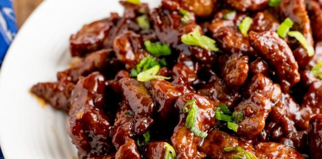 Air fryer crispy chilli beef