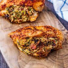 Air Fryer Stuffed Chicken Breasts