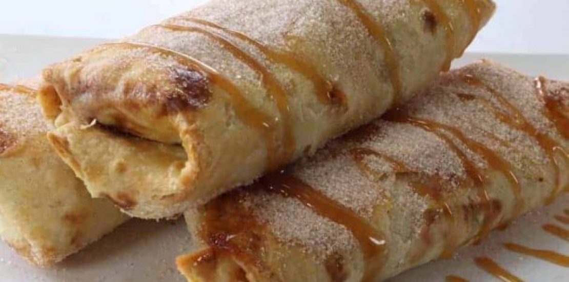 AIR FRYER APPLE PIE TAQUITOS