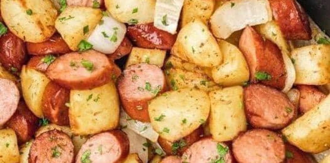 Air Fryer Sausage and Potatoes