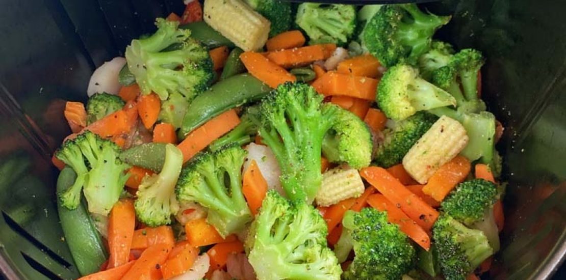 Air fryers make the perfect frozen vegetable side dish!