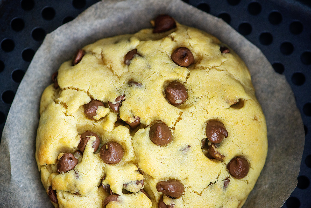 Air Fryer Cookie for One