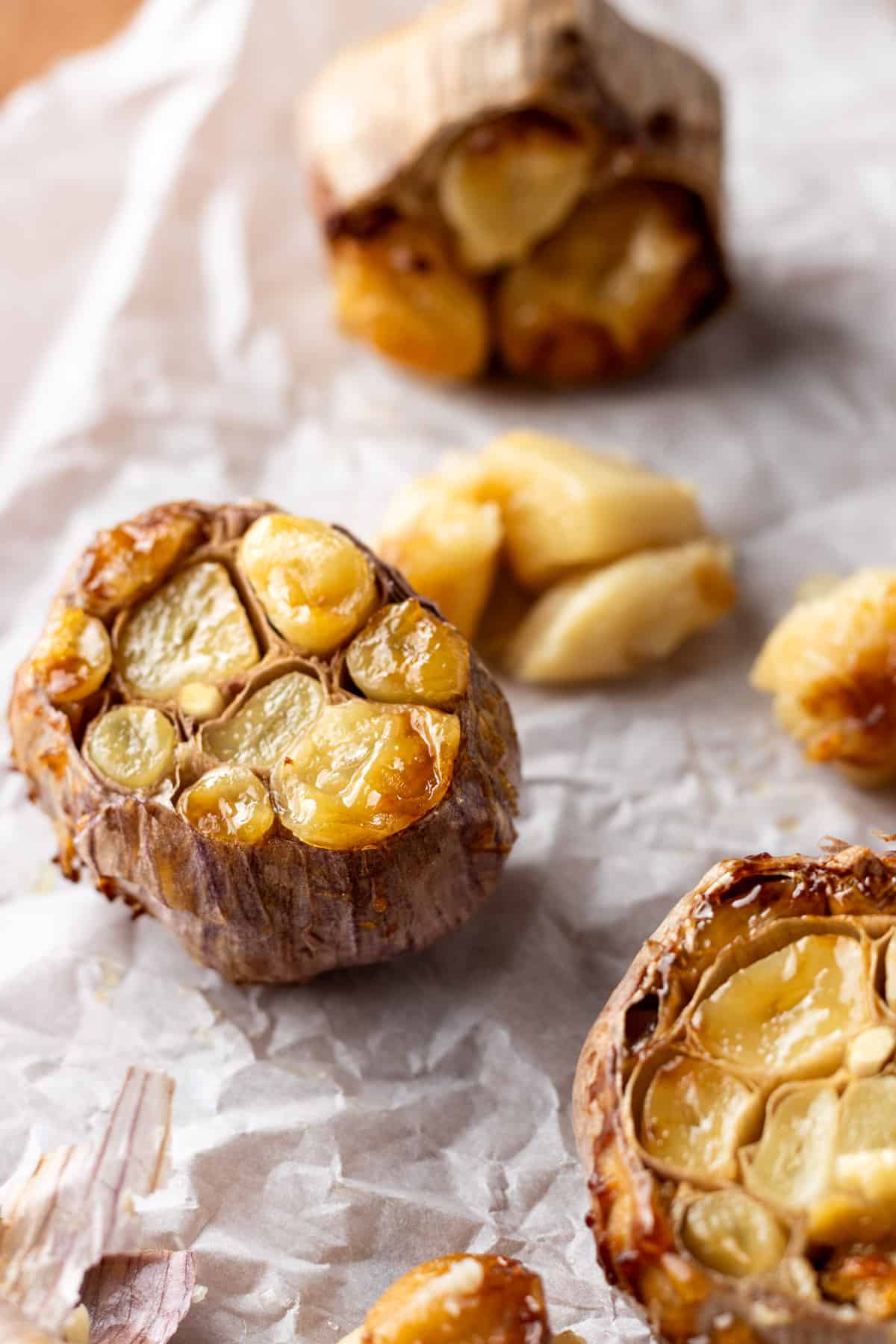 Quick Air Fryer Roasted Garlic