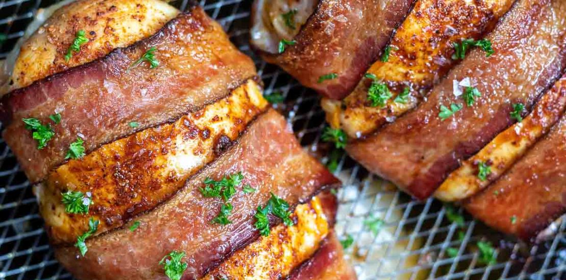 Air Fryer Bacon Wrapped Chicken Breast Recipe