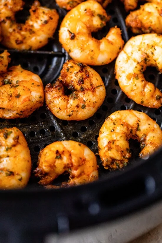 Perfect Air Fryer Shrimp in 10 minutes