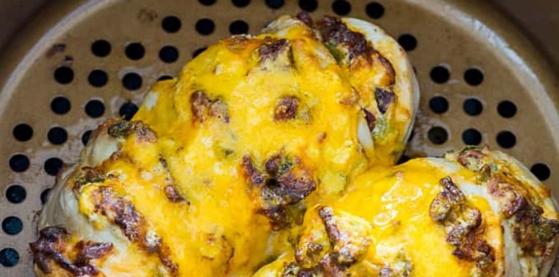 Air Fryer Jalapeno Popper Hasselback Chicken