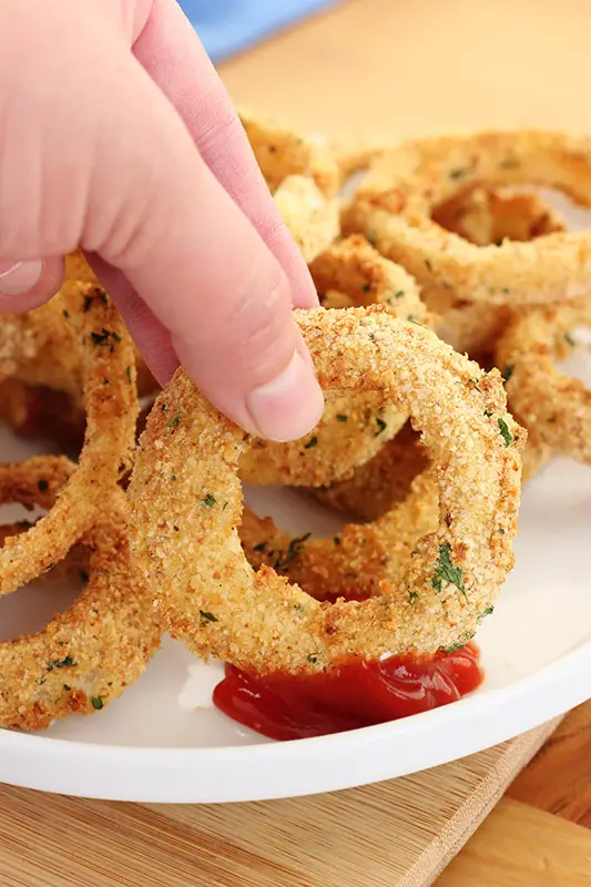 Crispy Baked Onion Rings