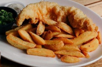 CRISPY BRITISH FISH AND CHIPS