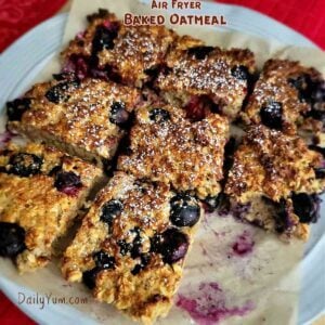 Air Fryer Baked Oatmeal