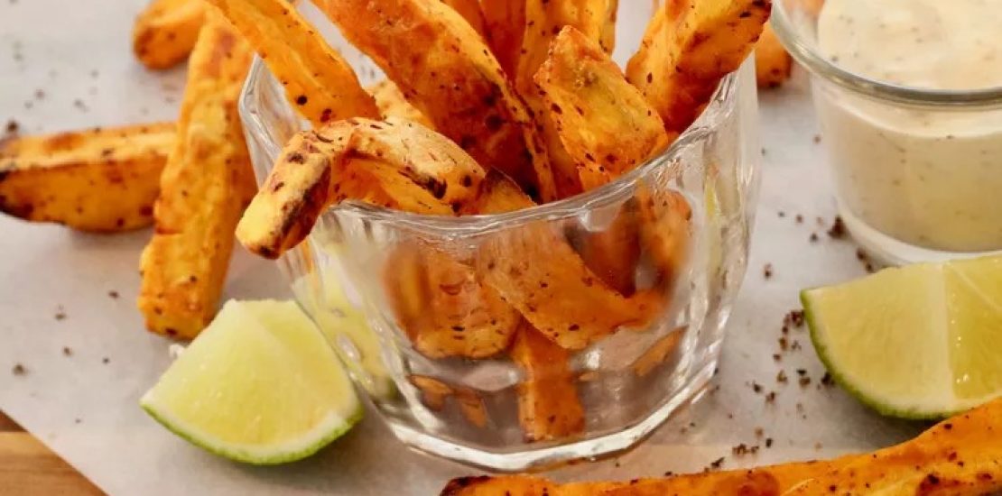 Air Fryer Tajín Sweet Potato Fries
