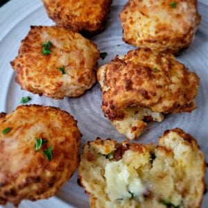 Air fryer cheese scones
