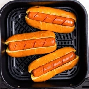 EASY Air Fryer Hot Dogs
