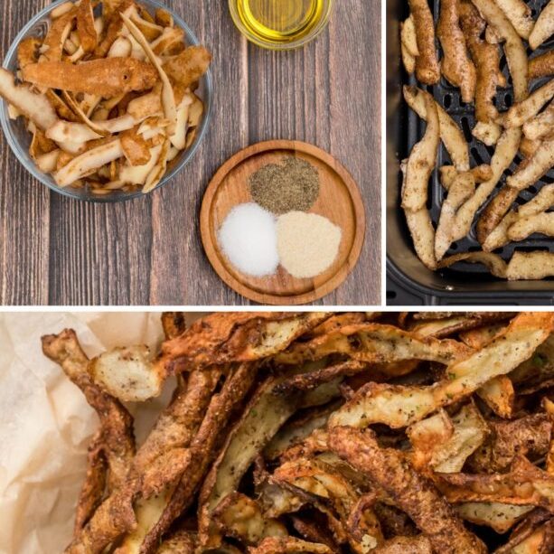 Air Fryer Potato Peelings