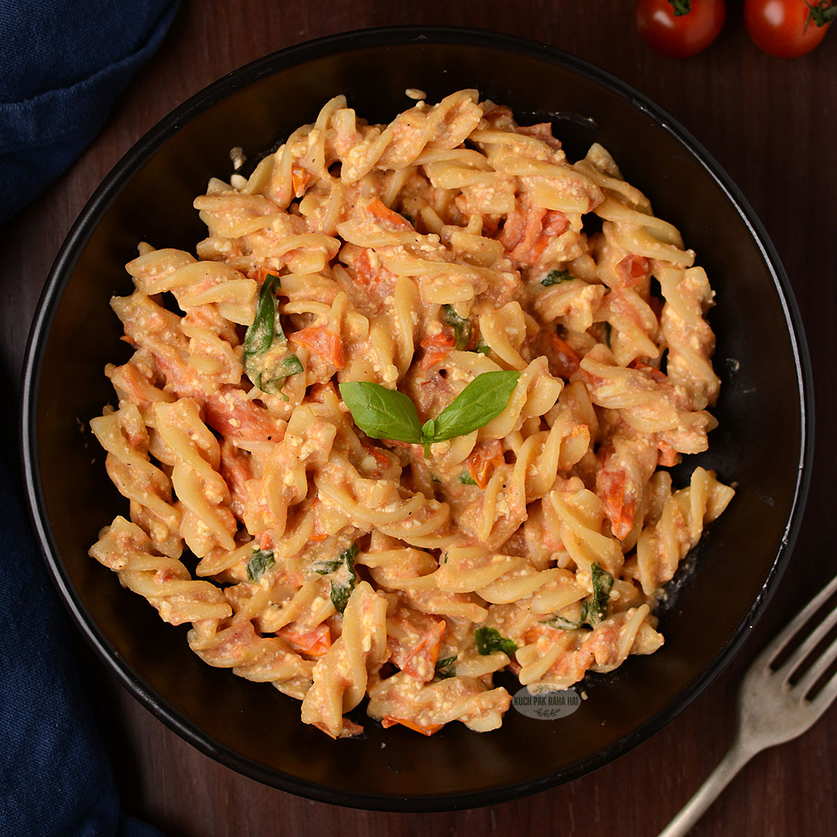 Air fryer Pasta (Baked Feta Pasta)