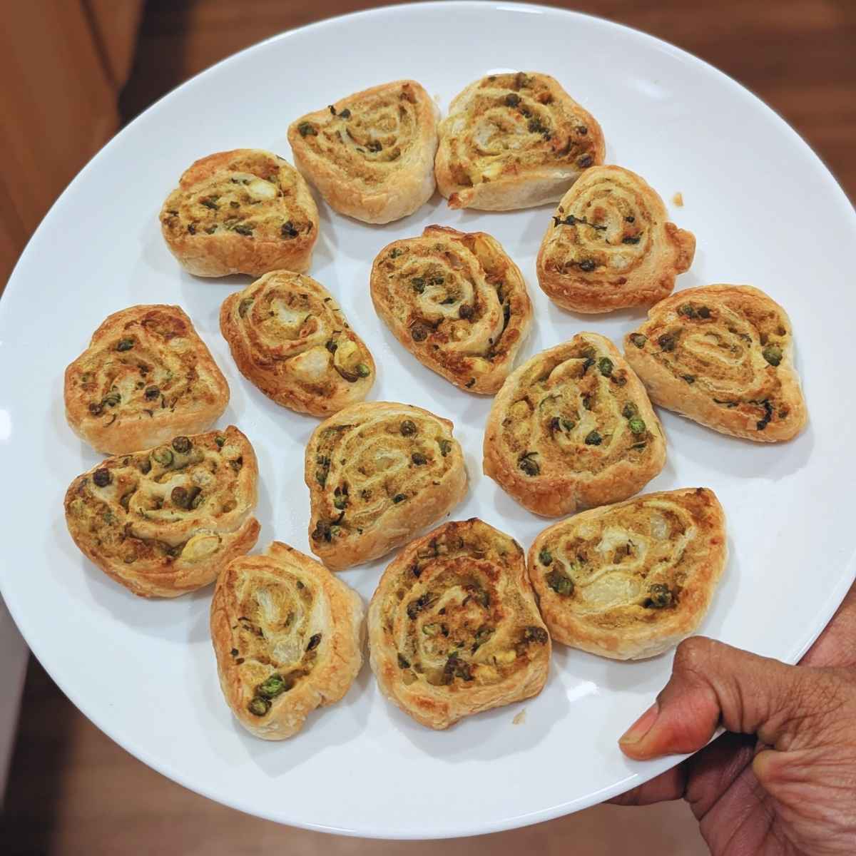 Air fryer Samosa Pinwheels IN 10