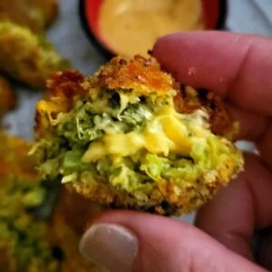 Air Fryer Broccoli Cheese Bites