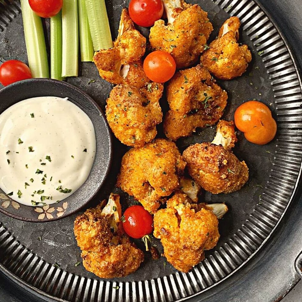 Air Fryer Buffalo Cauliflower Wings Recipe