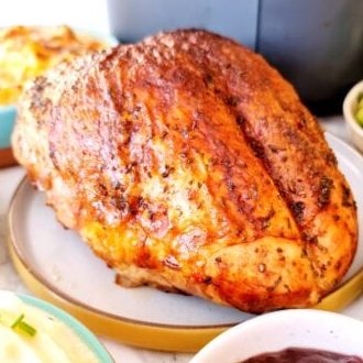 Air Fryer Small Turkey Crown with Gravy Recipe