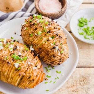 Crispy Air Fryer Hasselback Potatoes