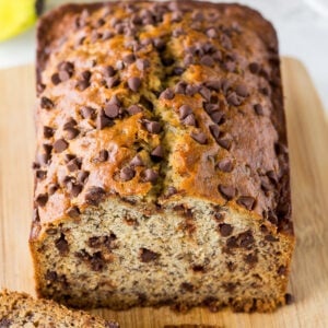 One Bowl Chocolate Chip Banana Bread