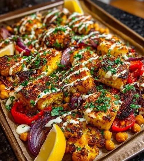 Crispy Chickpea & Halloumi