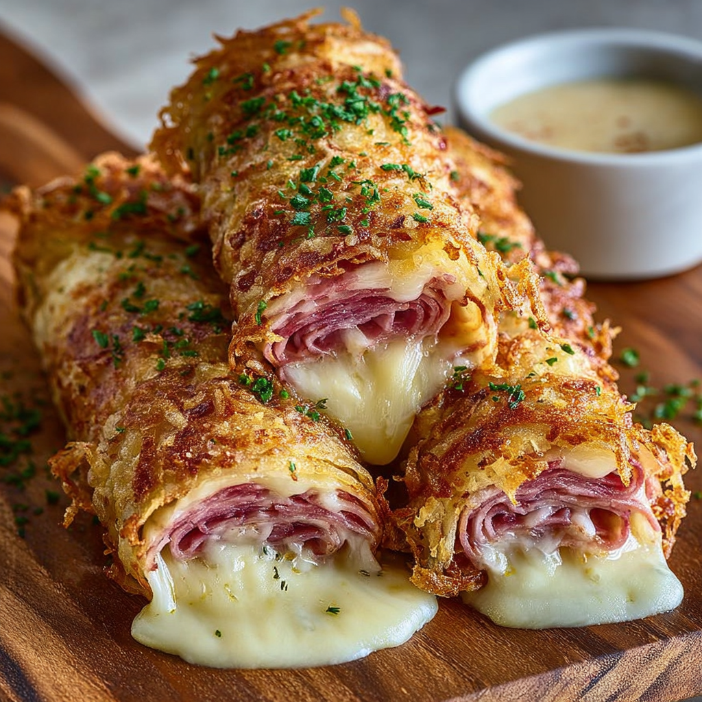 Keto Crispy Reuben Roll-Ups