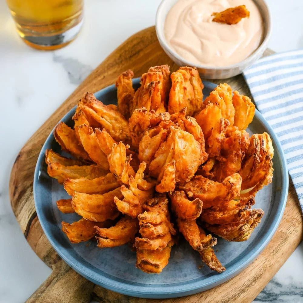 easy Air Fryer Crispy Mini Blooming Onions 