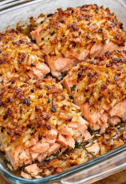 Garlic Parmesan Crusted Salmon