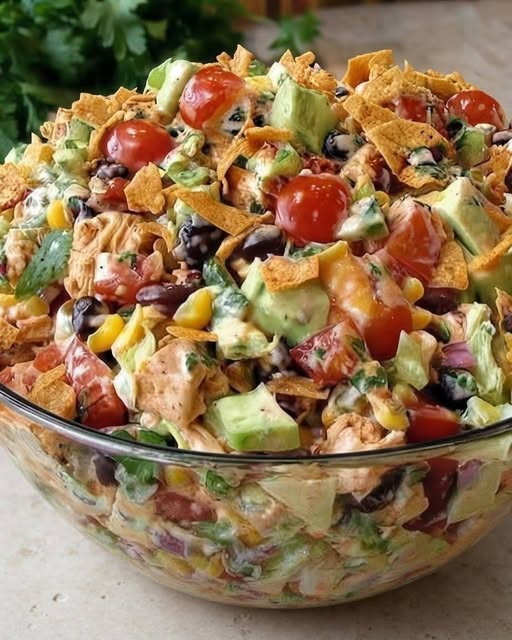 10 Best Tex-Mex Chopped Chicken Salad Recipes You'll Love 1 Easy Tex-Mex Chopped Chicken Salad with Fresh Avocado and Lime Dressing