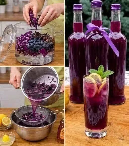 7 Refreshing Reasons to Love This Purple Cabbage and Blueberry Wellness Drink