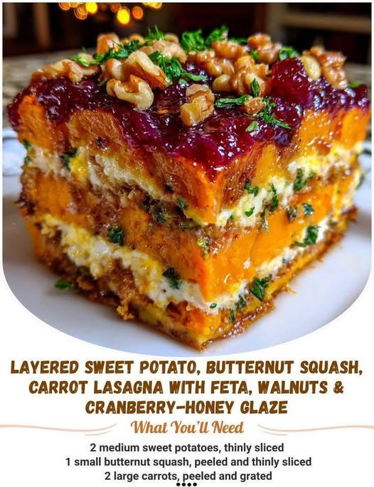 7 Delicious Reasons to Love This Sweet Potato Butternut Squash Carrot Lasagna