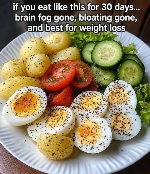 Boiled Eggs and Potato Salad